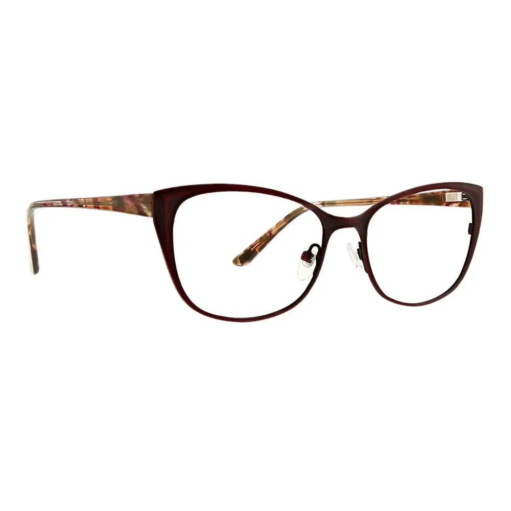 NWT Xoxo XOXO-TAOS-BURGUNDY 52mm New Eyeglasses